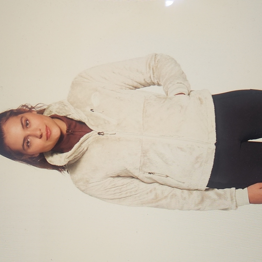 The North Face Osito Flow Fleece Full Zip - Cream - Picture 2 of 13